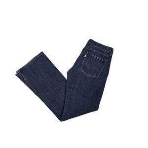 Levi's Dark‎ Wash Stretch Denim Bootcut Jeans Size 8 Women's L43